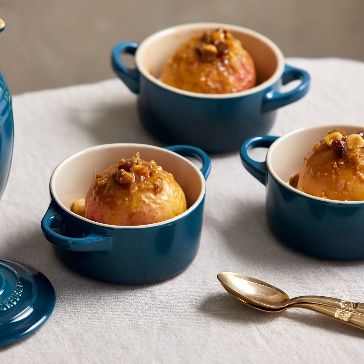 Dessert i Le Creuset minigryte