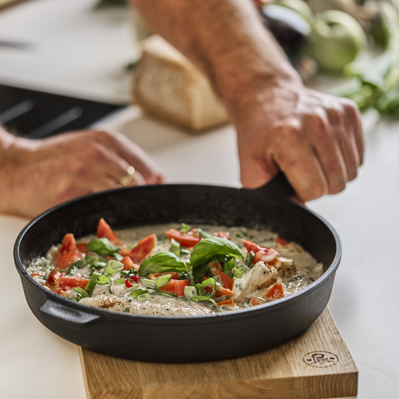 Trond Moi støpejernspanne