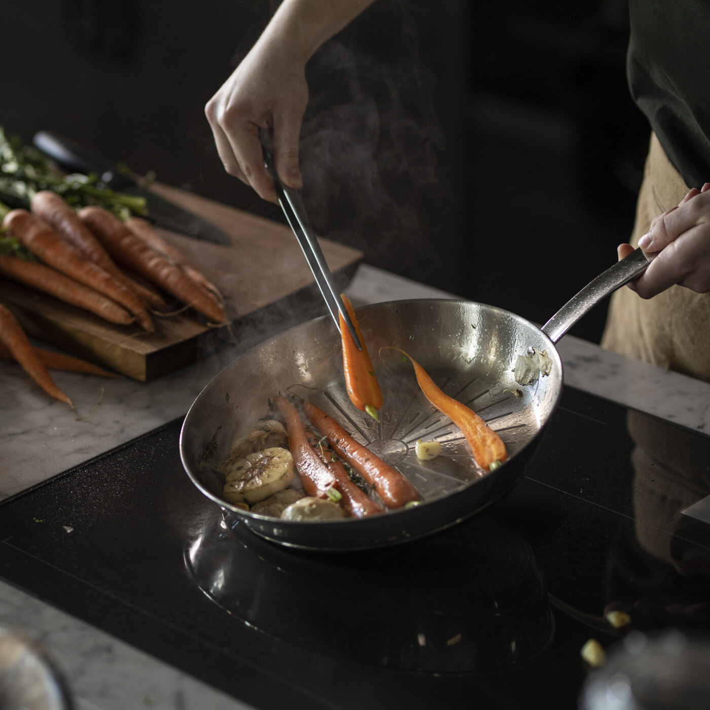 Fiskars stekepanne i stål