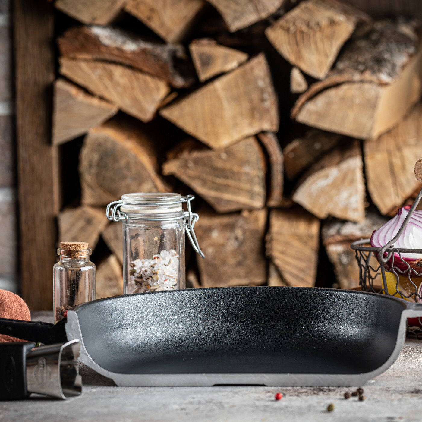 Gastrolux stekepanne delt i to