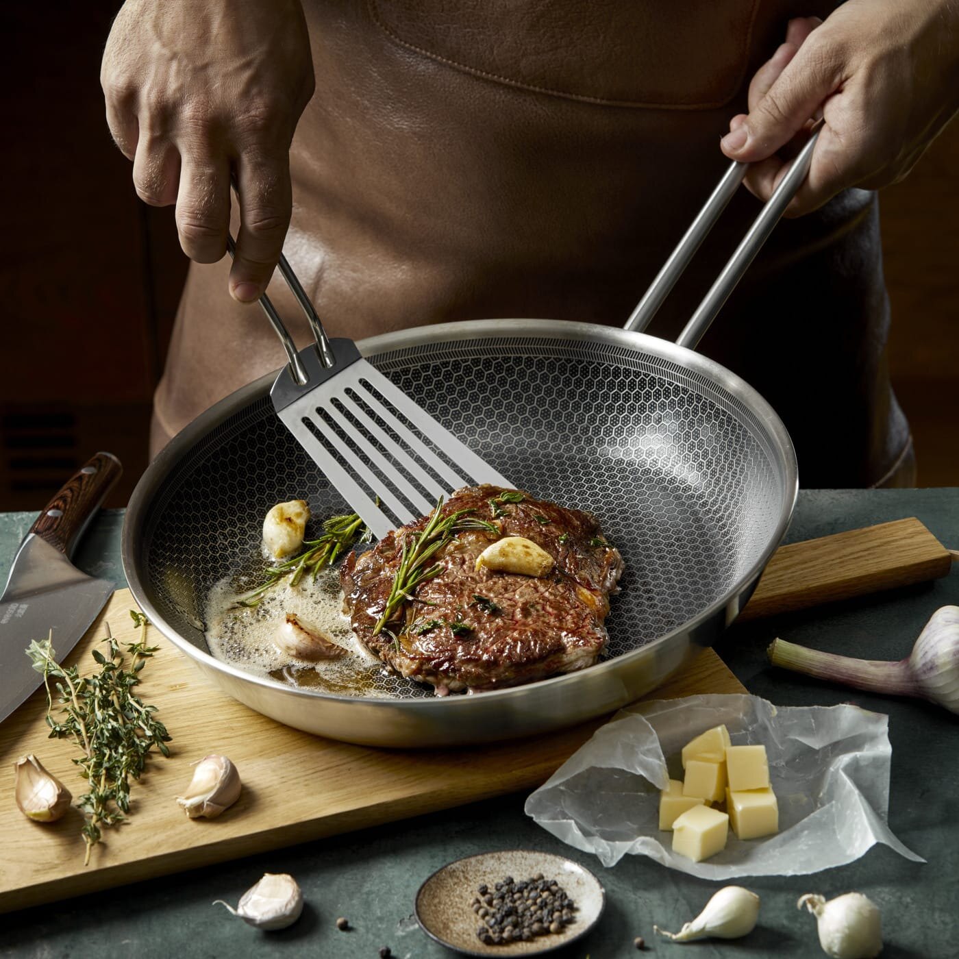 Eva Trio Multi Mosaic stekepanne