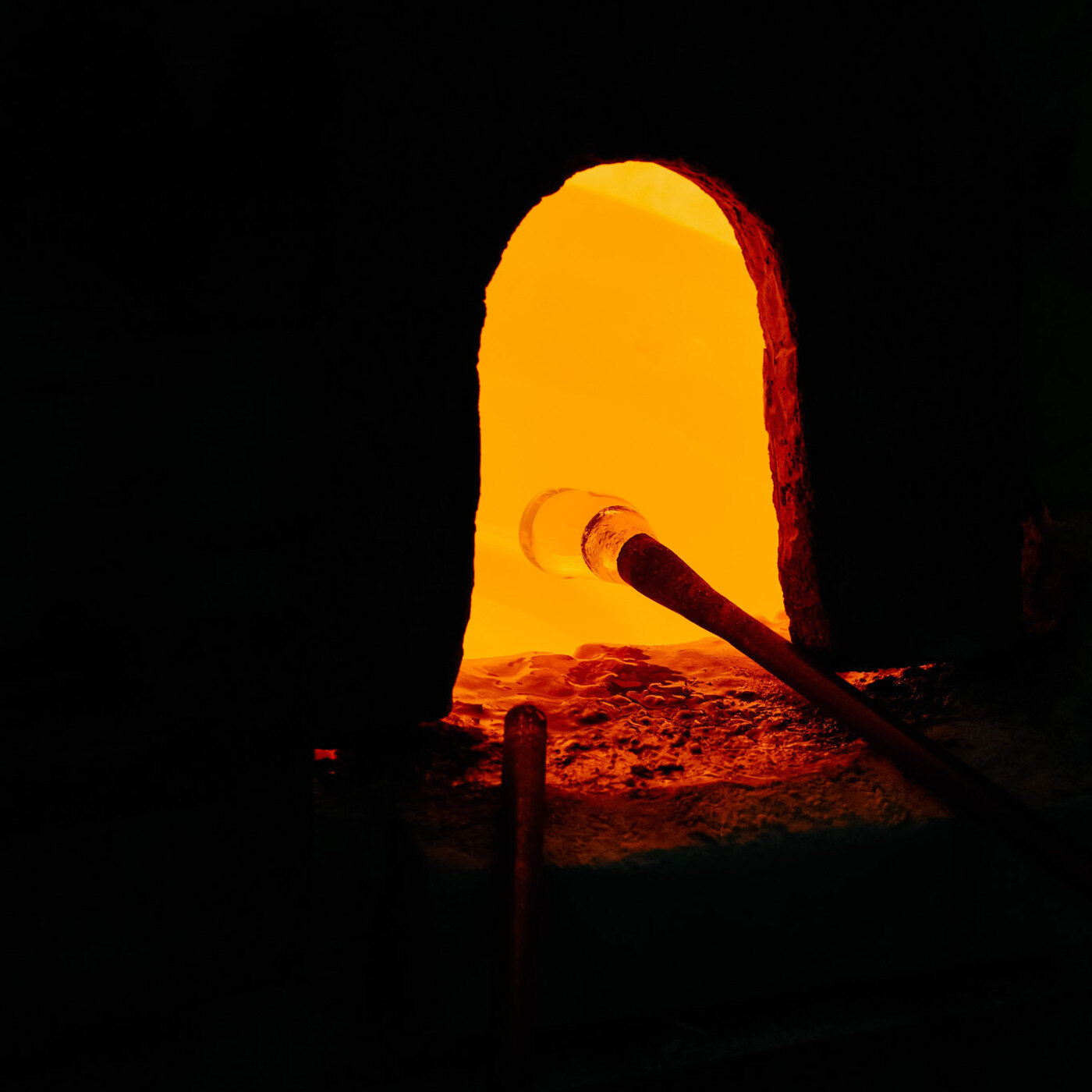 Glass i ovnen