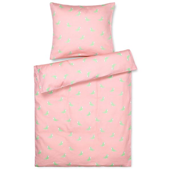 Kay Bojesen, sengetøy sangfugl baby rosa