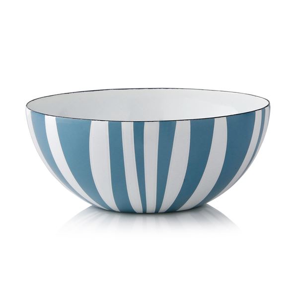 Cathrineholm, stripes bowl 18cm lys blå