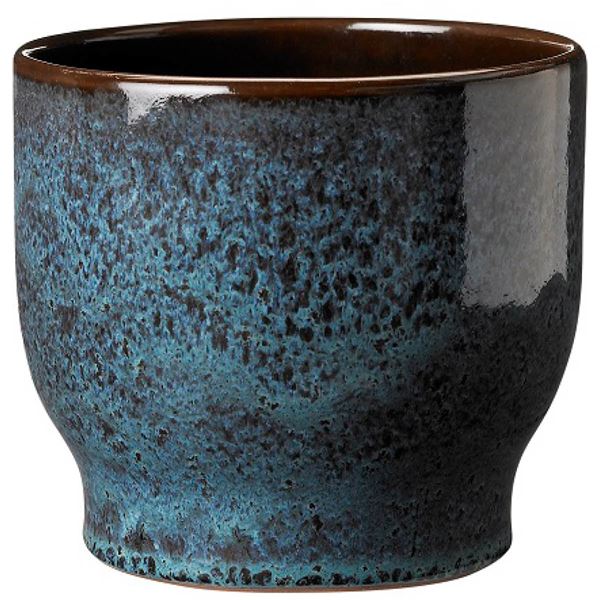 Knabstrup Keramik, pottesk Ø16,5 sjøgrøn
