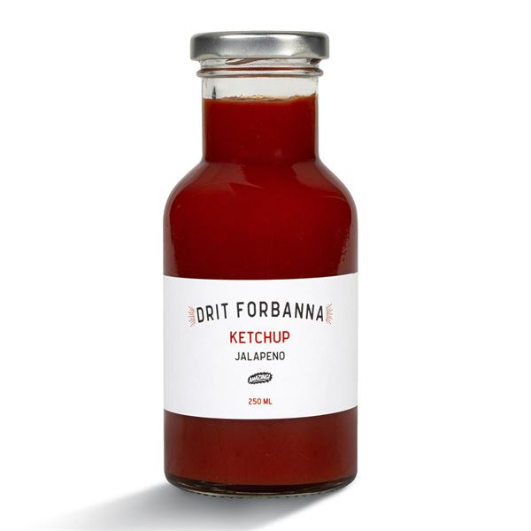 Drit Forbanna, jalapenos ketchup 0,25l