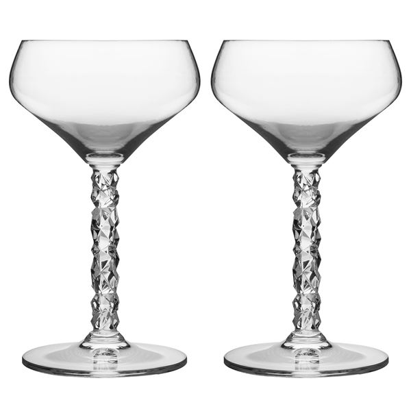 Orrefors, Carat champagne coupe 2pk 24cl