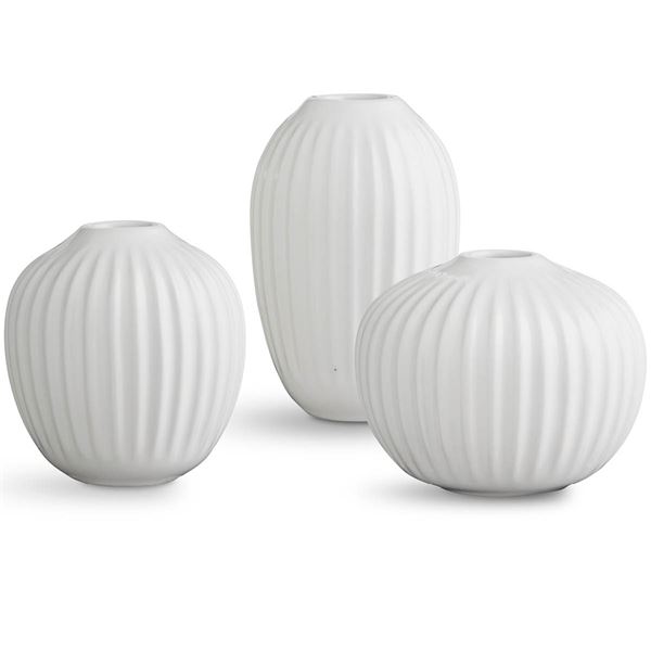 Kähler, Hammershøi vase miniatyr hvit 3s