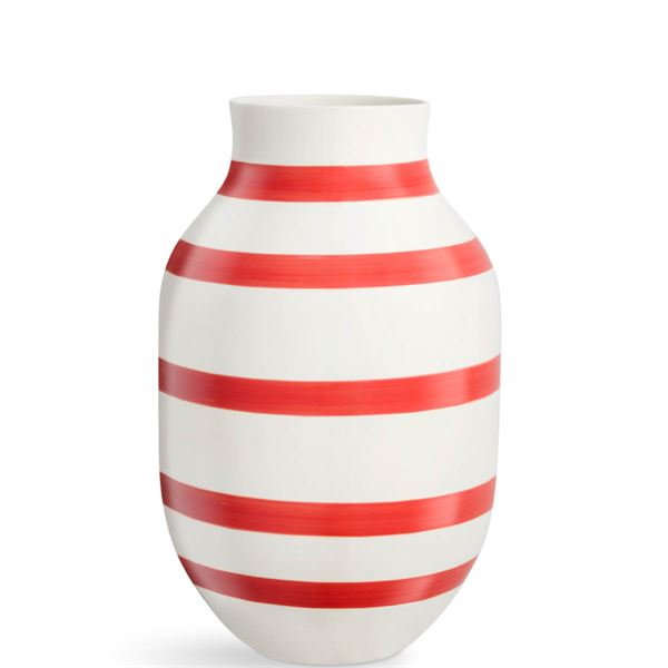 Kähler, Omaggio vase H31 scarlet