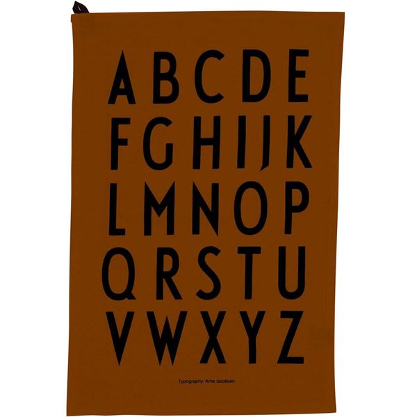 Design Letters, Kjøkkenhåndkle brun
