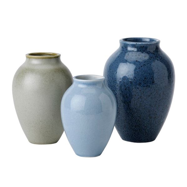 Knabstrup Keramik, vase 3pl mb/lb/o