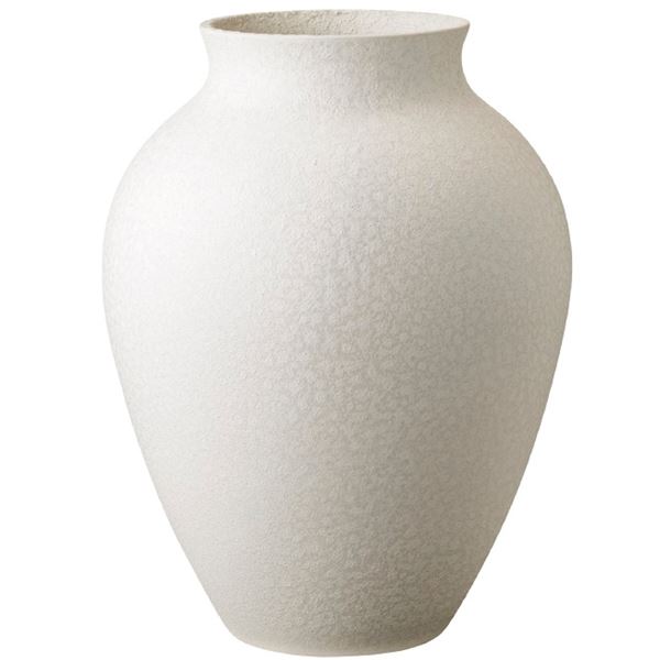 Knabstrup Keramik, vase 35cm hvit