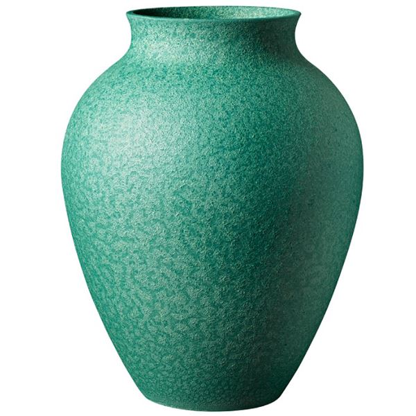 Knabstrup Keramik, vase 35cm irr grønn