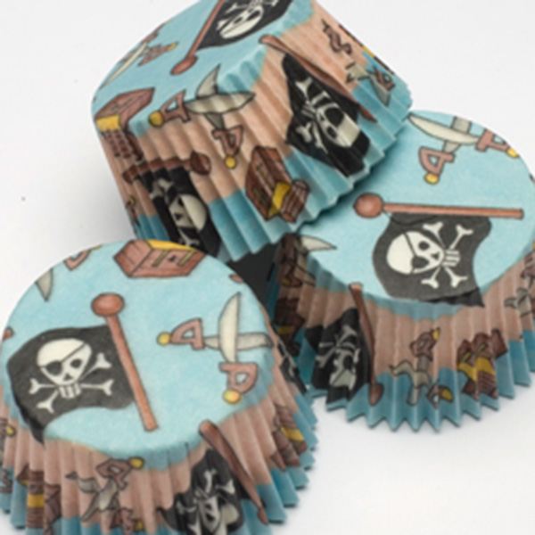 Cacas, muffinsform pirat 50stk