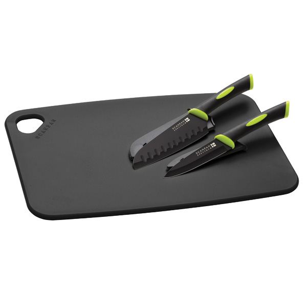 SCANPAN, skjærebrett m/ 2 kniver