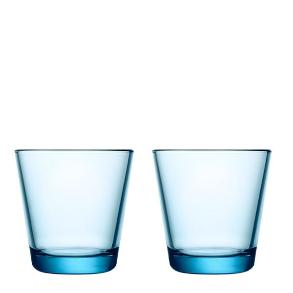 Iittala, kartio glass lyseblå 2-pk 21 cl