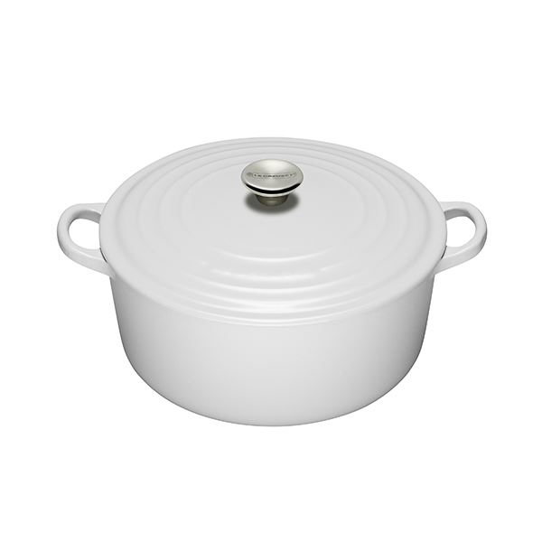 Le Creuset, gryte 4,2 l hvit