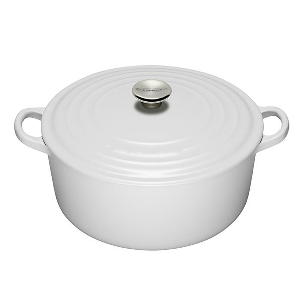 Le Creuset, gryte 5,3 l hvit
