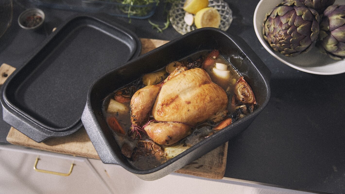 Helstekt kylling i ovn