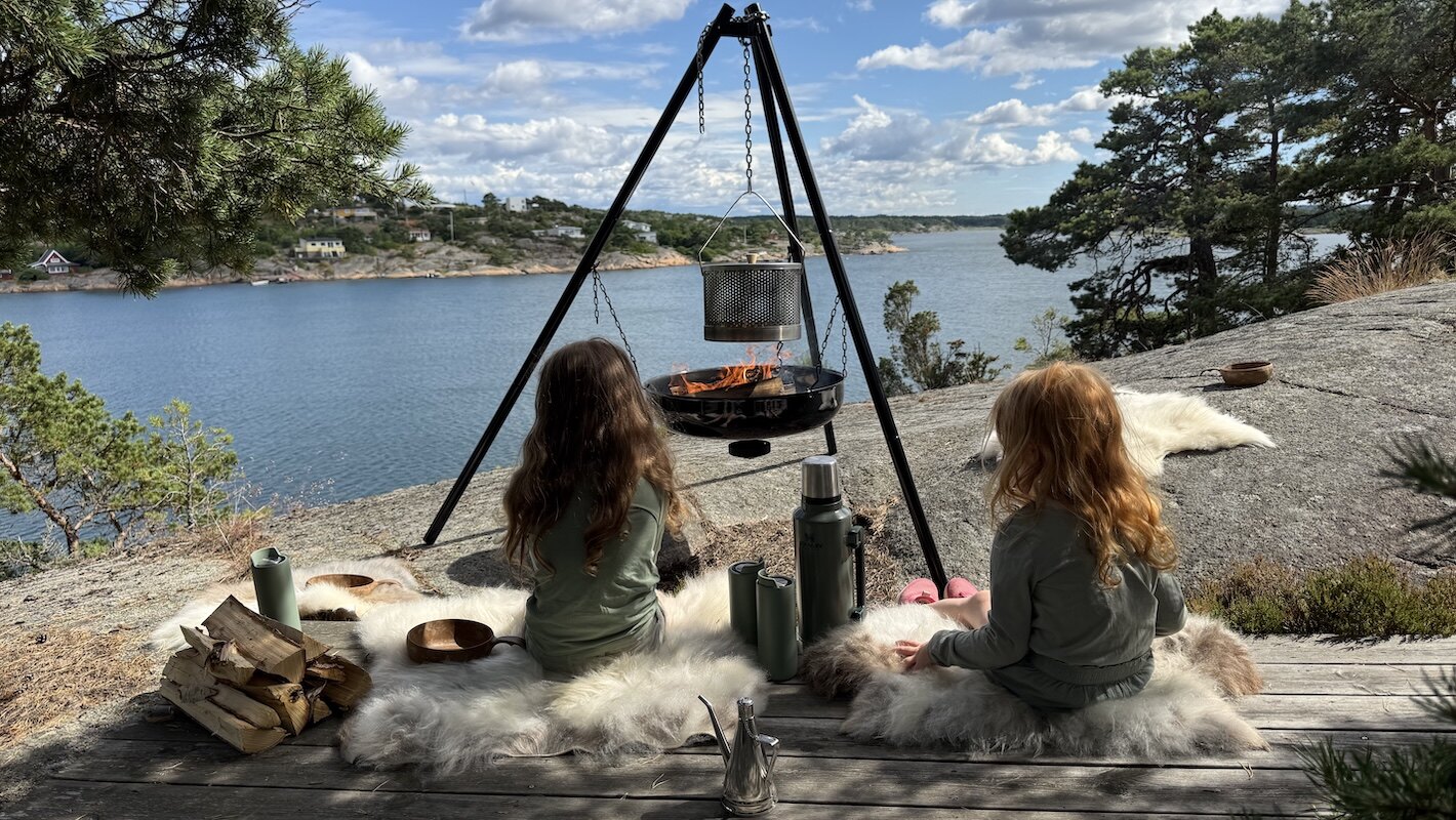 @Skogenskongler anbefaler popcorn på bål – perfekt for store og små