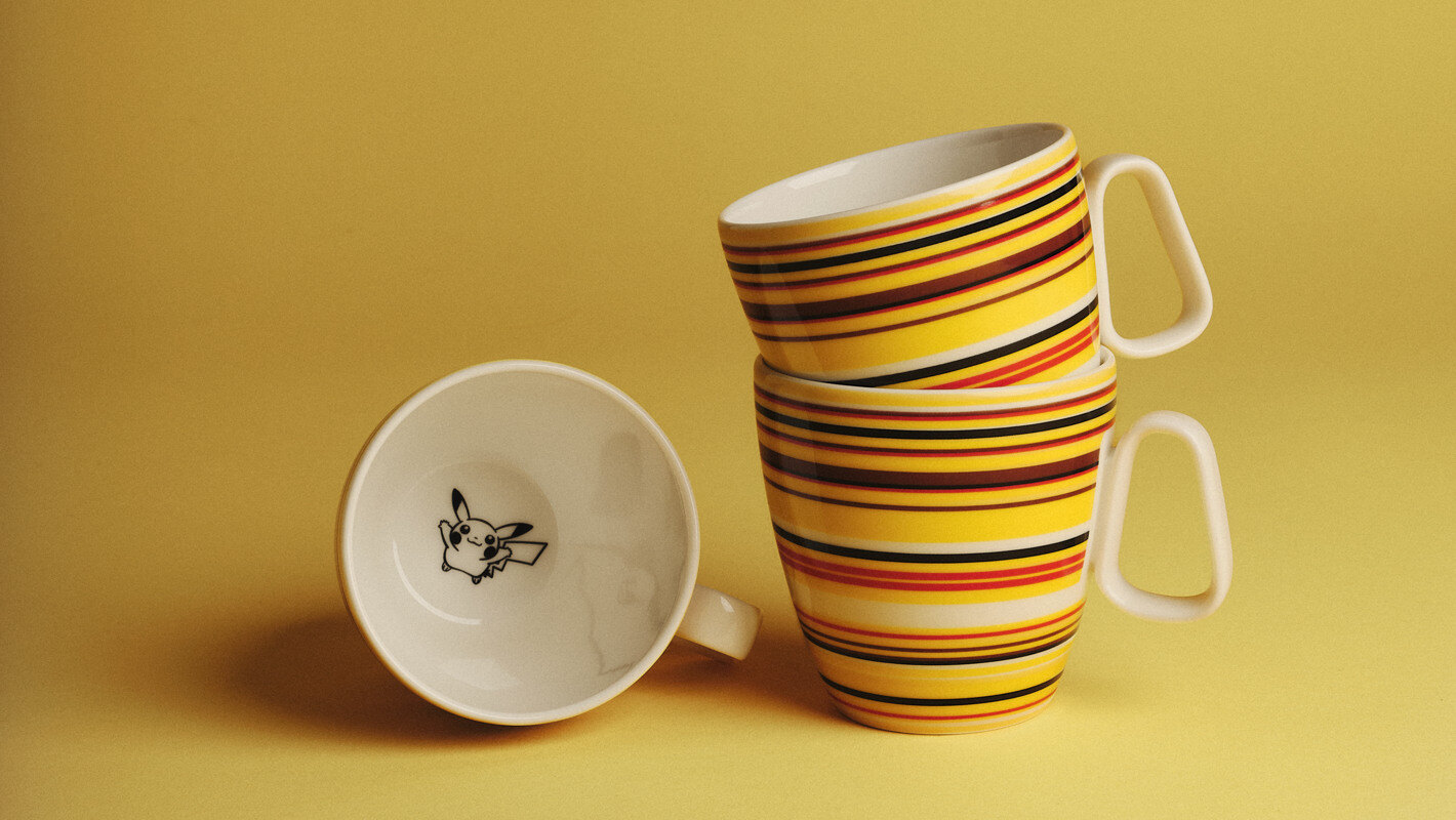 Iittala Origo-servise med Pokémon Pikachu-motiv