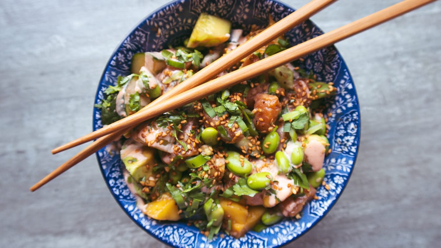 Enkel sushi bowl