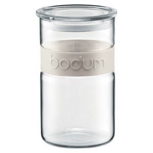 Bodum, oppbevaringsglass 1,0l hvit