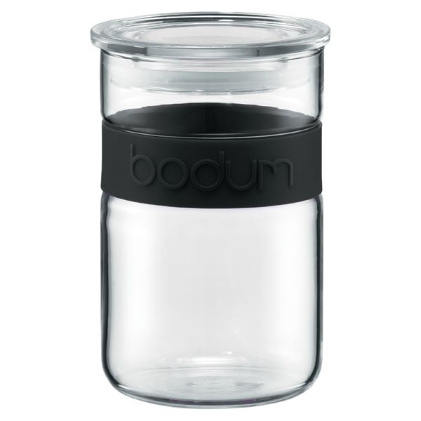 Bodum, oppbevaringsglass 0,6l sort