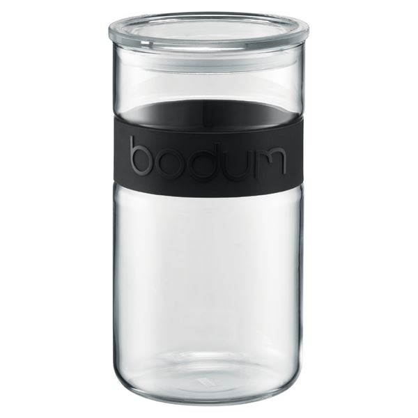 Bodum, oppbevaringsglass 2,0l svart