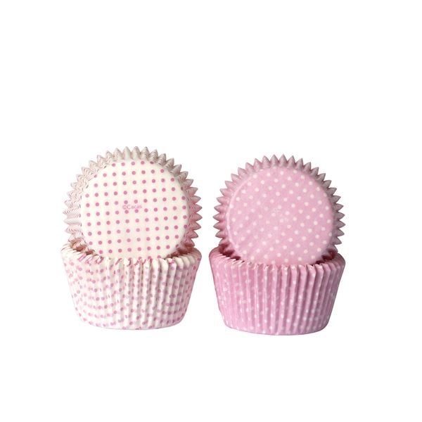 Cacas, muffinsform rosa miniprikker
