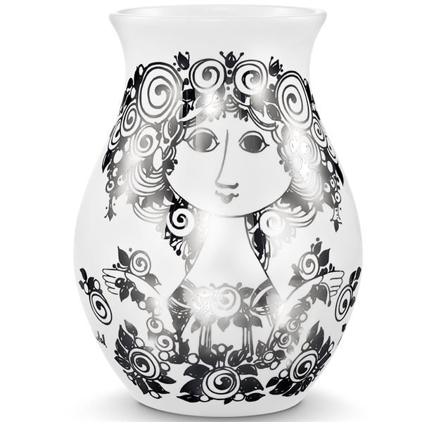 Bjørn Wiinblad, rosalinde vase 26cm sølv