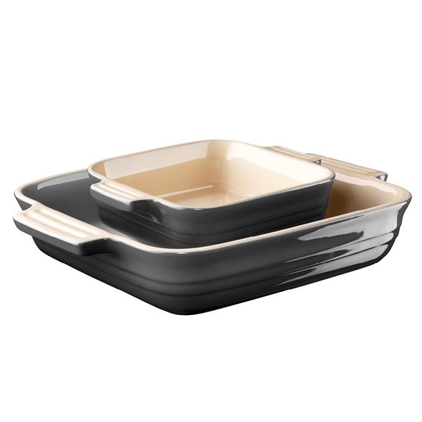 Le Creuset, fatsett 26+32cm flint
