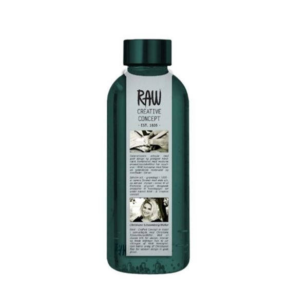 Aida, raw vannflaske 0,65l grønn