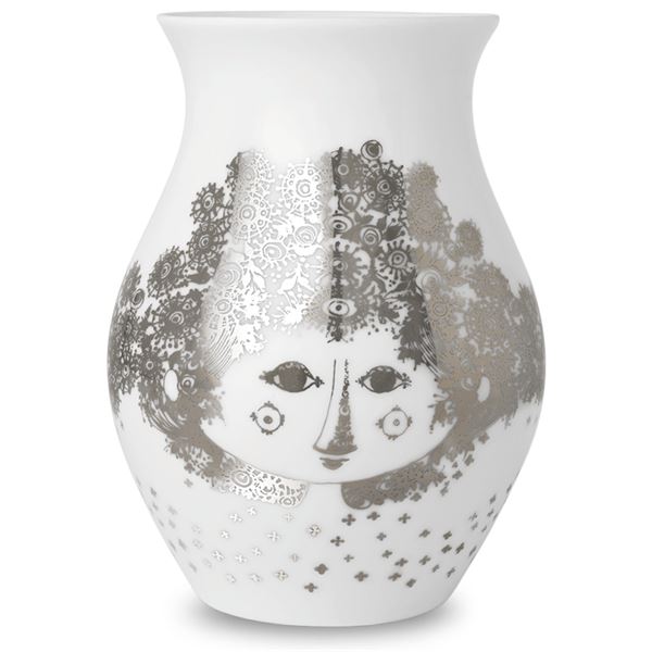 Bjørn Wiinblad, felicia vase 18cm sølv