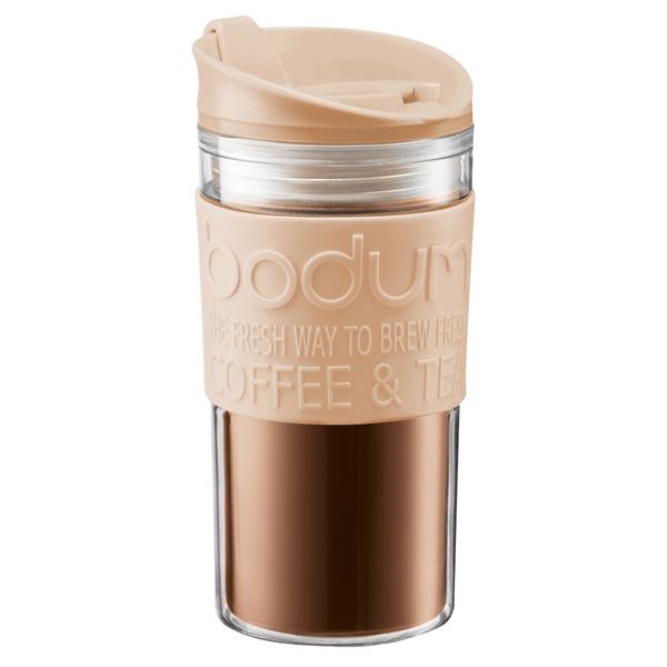 Bodum,travel mug,plast 0.35l,caffe latte