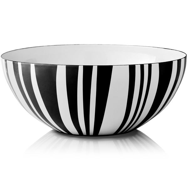 Cathrineholm, stripes bowl 30cm sort