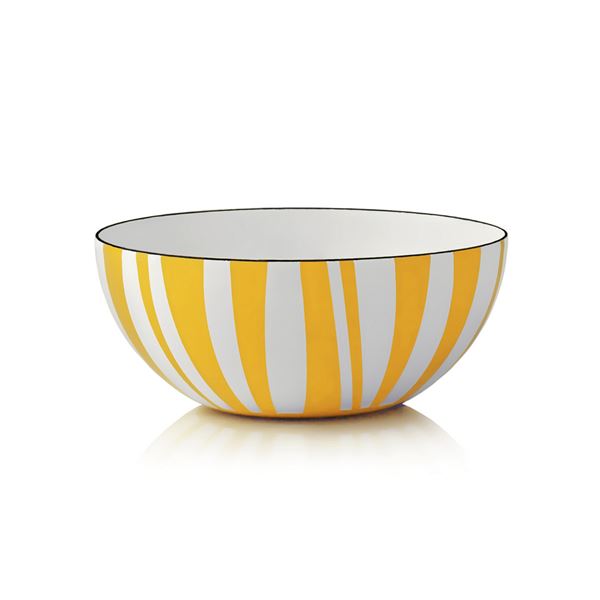 Cathrineholm, stripes bowl 14cm gul