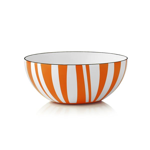 Cathrineholm, stripes bowl 14cm oransje
