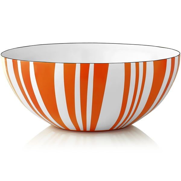 Cathrineholm, stripes bowl 30cm oransje
