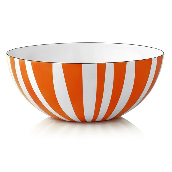 Cathrineholm, stripes bowl 24cm oransje