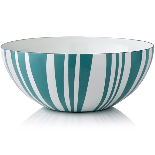 Cathrineholm, stripes bowl 30cm grønn