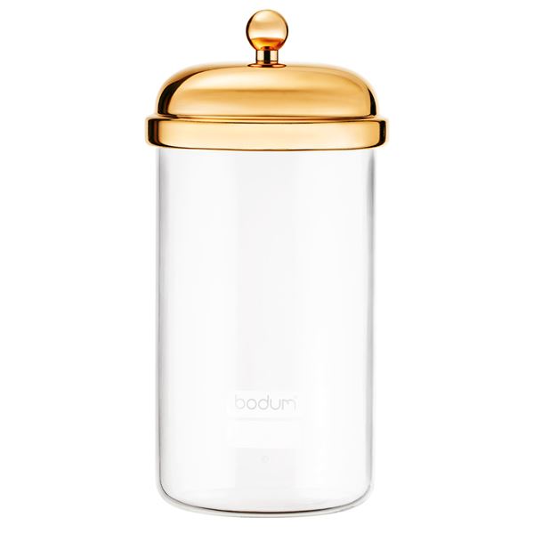 Bodum, oppbevaringsglass 1.0l, gull
