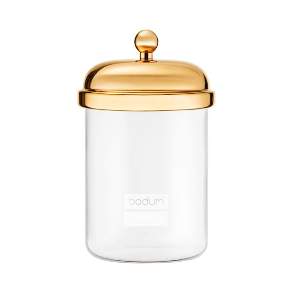 Bodum, oppbevaringsglass 0,5l, gull