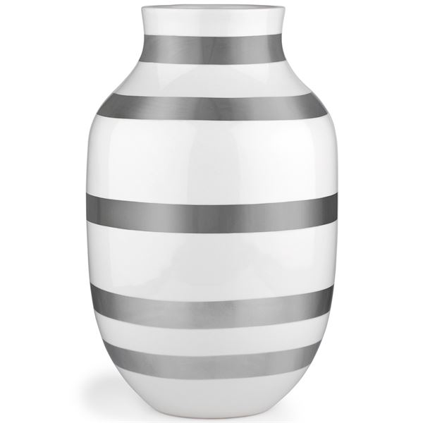 Kähler, omaggio vase 30,5cm sølv