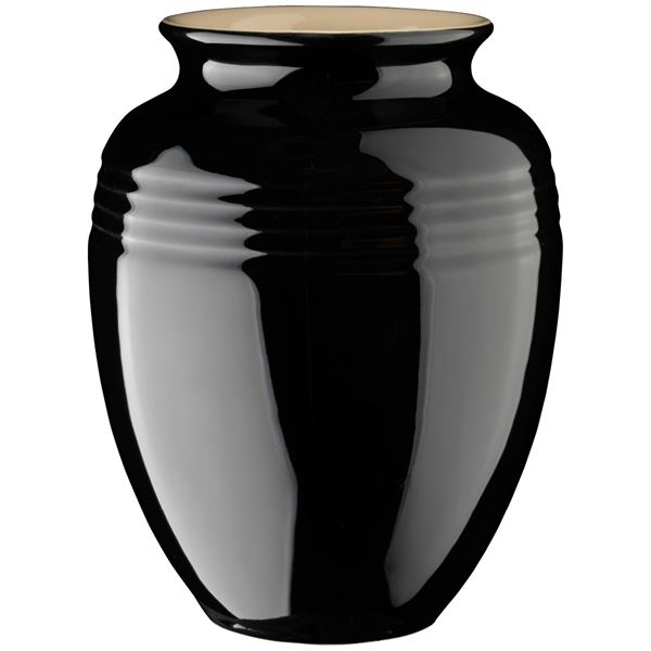 Le Creuset, vase 19cm black