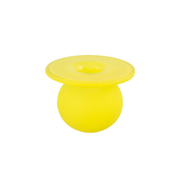 Magnor, boblen vase 7cm gul