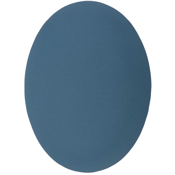 Ziczac, bordbrikke oval 47cm blå