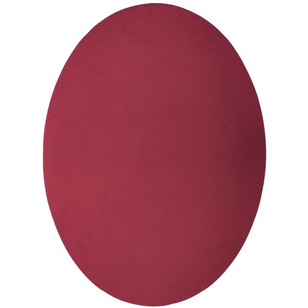 Ziczac, bordbrikke oval 47cm rød