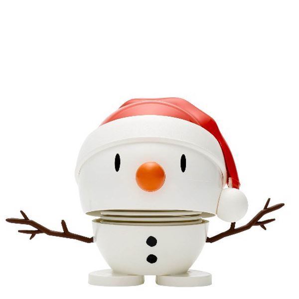 Hoptimist, white baby santa snowman