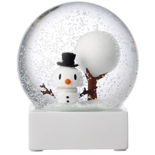 Hoptimist, snow globe snowman